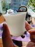 容山堂白瓷薄胎茶杯品茗杯主人杯茶碗闻香杯斗笠杯功夫茶具单杯盏 白瓷薄胎若纸品茗杯-反口杯 实拍图