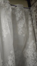 韩娜（Hanna）浴帘布浴室隔断帘洗澡帘免打孔套装卫生间窗帘门帘淋浴防水防霉 芭蕉叶（保暖防水-防霉不透） 单帘120宽*200高+挂环（不含杆） 实拍图