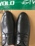 VOLO犀牛男鞋夏季镂空皮鞋男商务正装鞋真皮透气英伦德比鞋年轻人婚鞋 黑色 【夏季透气款】 40 实拍图