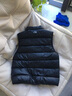 李宁儿童马甲秋冬季新款男童女中大童青少年加厚羽绒运动外穿轻薄背心 黑色 150 实拍图