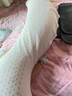 文雅丽（Viiyaly） 海马抱枕泰国天然乳胶孕妇侧睡觉人男女朋友儿童夹腿长条形靠枕 蓝色冰丝外套 105cm*33cm 含枕芯 160以下适用 实拍图