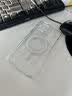 亿色适用苹果15promax手机壳iPhone15promax气囊防摔壳Magsafe磁吸充电保护套简约男女款黑边半透黑 实拍图
