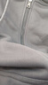 真维斯（JEANSWEST）秋冬季开衫连帽卫衣男士冬季外套休闲百搭宽松加绒加厚夹克打底衫 深灰【常规】 XL【建议160-185斤】 实拍图
