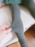 浪莎儿童保暖连裤袜女童秋冬季加绒加厚打底裤中大童学生舞蹈袜 灰色 实拍图