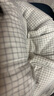 茵曼（INMAN）白鸭绒九江羽绒服2024冬女装新款羊羔毛轻暖翻领长袖收腰外套 浅杏格 L 实拍图