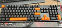 双飞燕（A4TECH） 血手幽灵S510真机械键盘有线游戏轻音霓虹混彩背光宏编程104键带双拼色键帽 S510段落感茶轴轻音无光版 实拍图