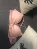 曼可娇薄款内衣女小胸聚拢无痕少女内裤一套装收副乳防下垂上托无钢圈文胸罩 浅粉 M 32/70(AB通杯约0.5C) 实拍图