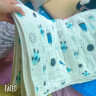 南极人(Nanjiren)婴儿毯子儿童8层纱布被子盖毯浴巾包被幼儿园被子毛巾被儿童空调被120*150 蓝色太空 实拍图