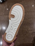 特步板鞋男新款运动休闲空军一号板鞋耐磨百搭情侣板鞋时尚鞋子厚底 帆白-0041 男款 39 实拍图