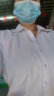 佐马仕 （ZUOMASHI）短袖衬衫女夏季纯白免烫抗皱衬衫职业装冰丝修身商务正装衬衣女 DV2655V领纯白色 3XL/39（125-135斤） 晒单实拍图