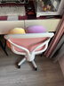 冠群尚品（GUANQUN HOUSEHOLD） 小空间办公椅学生学习椅升降写字椅子转椅座椅电脑椅家用靠背椅 【学生版】白框粉-重力刹车轮 无扶手 实拍图