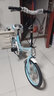 放牧人 折叠自行车成人男女士单车可折叠变速轻便迷你便携免安装超轻 16寸单速蓝色-身高要求110-135cm 实拍图