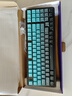 机械师K500F Pro客制化机械键盘 无线蓝牙gasket透明键盘 RGB全键热插拔办公游戏笔记本电脑键盘 【94键三模】青葱绿-GR银轴-RGB 实拍图