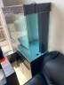 汉霸超白玻璃鱼缸 生态底滤循环系统 鱼缸客厅 家用智能懒人 水族箱 古铜+黑 靠墙款0.8米长x36cm宽x75cm+71cm高 实拍图