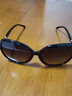 迪亚龙2025新款眼镜女太阳镜圆脸偏光墨镜女韩版潮防紫外线眼镜 黑色 实拍图