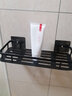 一卫（yweel） 卫生间置物架浴室免打孔厕所洗手间洗漱台吸盘收纳架 标准黑双层 实拍图
