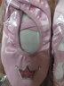 铁箭（TIEJIAN） 儿童舞蹈鞋女皇冠缎面绣花鞋软底芭蕾舞鞋成人猫爪鞋瑜伽练功鞋 粉色 30 /脚长18.5cm 实拍图