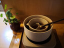 呈然 古法煮茶器家用大容量养生壶控温电陶炉粗陶茶壶茶具 麦饭石孤影煮茶碗（三件套） 实拍图