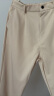 Foss Phil休闲裤男春夏季宽松直筒裤子男冰丝垂顺感阔腿运动西装裤卡其3XL 实拍图