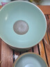 心去處汝窑茶漏茶滤全瓷一体茶叶过滤网加公道杯陶瓷滤茶器茶隔茶具配件 圆形茶漏套组【天青陶孔】 实拍图