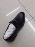 金利来（Goldlion）男鞋2026新款商务正装鞋套脚皮鞋男真皮软皮软底休闲鞋一脚蹬 黑色53372022101A 42 实拍图
