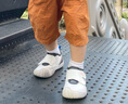 卡特兔学步鞋婴儿机能鞋春新童鞋入园室内鞋宝宝幼儿园小白鞋子X3CE026 实拍图