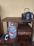 青春潮 新中式实木茶水柜一体带烧水壶  茶边柜 黑胡桃木茶水架 茶水几 单柜|不含茶具（68*42*64cm） 实拍图