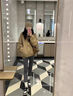 名橙鲨鱼裤女外穿秋冬新款加厚打底裤高腰收腹弹力提臀紧身保暖小脚裤 墨灰色—【绵羊绒款】 M【适合80-130斤】 实拍图