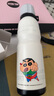 杯具熊（BEDDYBEAR） 运动水杯男女士保温杯礼物保冷大容量上学用水杯便携杯子 一拳蜡笔小新-运动水杯-600ml 实拍图