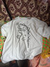 栢斐荻短袖T恤男新款休闲百搭夏季大码宽松五分袖ins港风学生嘻哈短袖潮 C17 白色 XL 实拍图