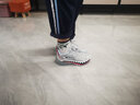 李宁音速12儿童篮球鞋男童中大童防滑耐磨实战球鞋青少年运动鞋 迷雾灰 38  内长约24.9cm适合脚长23.9cm 实拍图