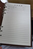 朗捷（longe） 会议记录本活页式开会本子皮面记录本工作日志本可拆卸笔记本子文具可定制logo a5棕色（单本） 实拍图