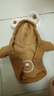 喵先生宠物狗狗衣服泰迪衣服冬季狗衣服中小型犬比熊衣服两脚款棉衣用品 小熊款羊羔绒棉衣 M号建议体重7-8斤 实拍图