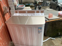 美菱（MELNG)12KG半自动洗衣机双缸家用宿舍租房大容量双桶洗脱分离强力去污 WP1222G 流光金  实拍图