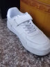 回力童鞋儿童运动鞋2025秋季新款男童透气低帮板鞋中大童女童休闲鞋子 白白色 -1419Y 36 推荐脚长22.5内长23.0 实拍图
