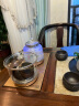 茶皇子（CHAHUANGZI）全自动上水电热水壶烧水煮茶一体机茶台嵌入式烧水壶泡茶专用茶具套装茶桌电茶壶 XH-Y1 香槟金（三壶款）37×20cm 1L 晒单实拍图