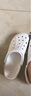CROCS卡骆驰洞洞鞋贝雅男鞋女鞋轻便耐磨一脚蹬拖鞋休闲鞋|10126 白-100 46 /47(300mm) 实拍图