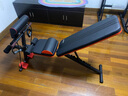 施耐德哑铃凳仰卧起坐辅助器家用健身器材折叠飞鸟椅子锻炼卧推凳健身椅 至尊款-配前置靠板（可折叠 ） 实拍图