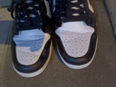 莆田男鞋秋季经典空军一号男aj低帮板鞋男女情侣款透气休闲运动鞋 空军NK黑白熊猫 42 (260mm) 实拍图