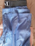 序匠天丝牛仔裤女夏季新款高腰宽松显瘦冰丝薄款小子松紧腰七分哈伦裤 浅蓝七分 L（推荐体重111-125斤选择） 实拍图