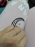 周大福简约排钻18K金镶钻石戒指钻戒求婚戒指【多款可选】 U178232 K红款 10号 实拍图