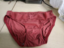 俏曼芬无肩带文胸防滑聚拢小胸显大内衣女薄款无钢圈性感套装抹胸裹胸罩 砖红色套装（配内裤） M 34/75(AB通杯约2CM) 实拍图