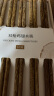 双枪（Suncha）筷子 天然家用实木无漆无蜡鸡翅木雕刻筷子套装10双装 实拍图