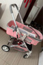 逗逗熊高景观婴儿推车两用避震轻便儿童车推车可折叠宝宝可坐可躺BB车 基础藕粉+坐躺+减震+折叠 实拍图