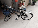 飞鸽（FG FLYING PIGEON）全轴承自行车城市通勤代步碟刹变速减震成人男女学生复古老式单车 黑色飞鸽专用变速 26寸 24速 实拍图