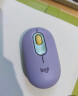 罗技（Logitech）POP KEYS 泡泡无线机械键盘 办公键盘 蓝牙键盘 游戏键盘 85键TTC轴  自定义表情包按键-紫 实拍图