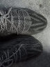 回力男鞋夏季鞋子男透气百搭椰子鞋休闲运动鞋耐磨减震网面跑步鞋 497 黑色 42 实拍图