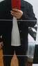 轩莱雅牛仔外套男春夏款宽松休闲夹克复古工装夹克男装百搭牛仔外上衣男 黑色 XL 实拍图