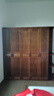 雅华香舍 衣柜 胡桃木实木衣柜现代新中式对开门卧室大小户型衣橱 五门衣柜+边柜 实拍图