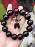 今古楼  收藏级小叶紫檀手串印度满金星老料20mm男款佛珠手串佛珠手链 改圆满款下单留言备注 实拍图